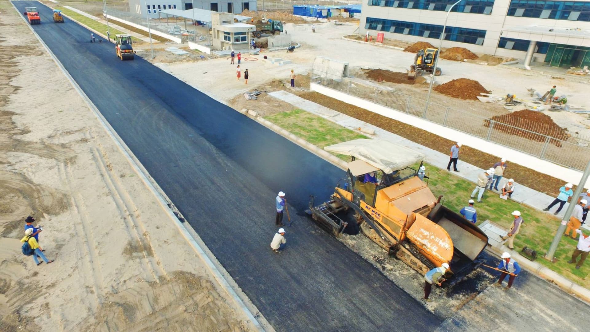 FIRST ROAD ENHANCED BY PLASTIC IN VIETNAM