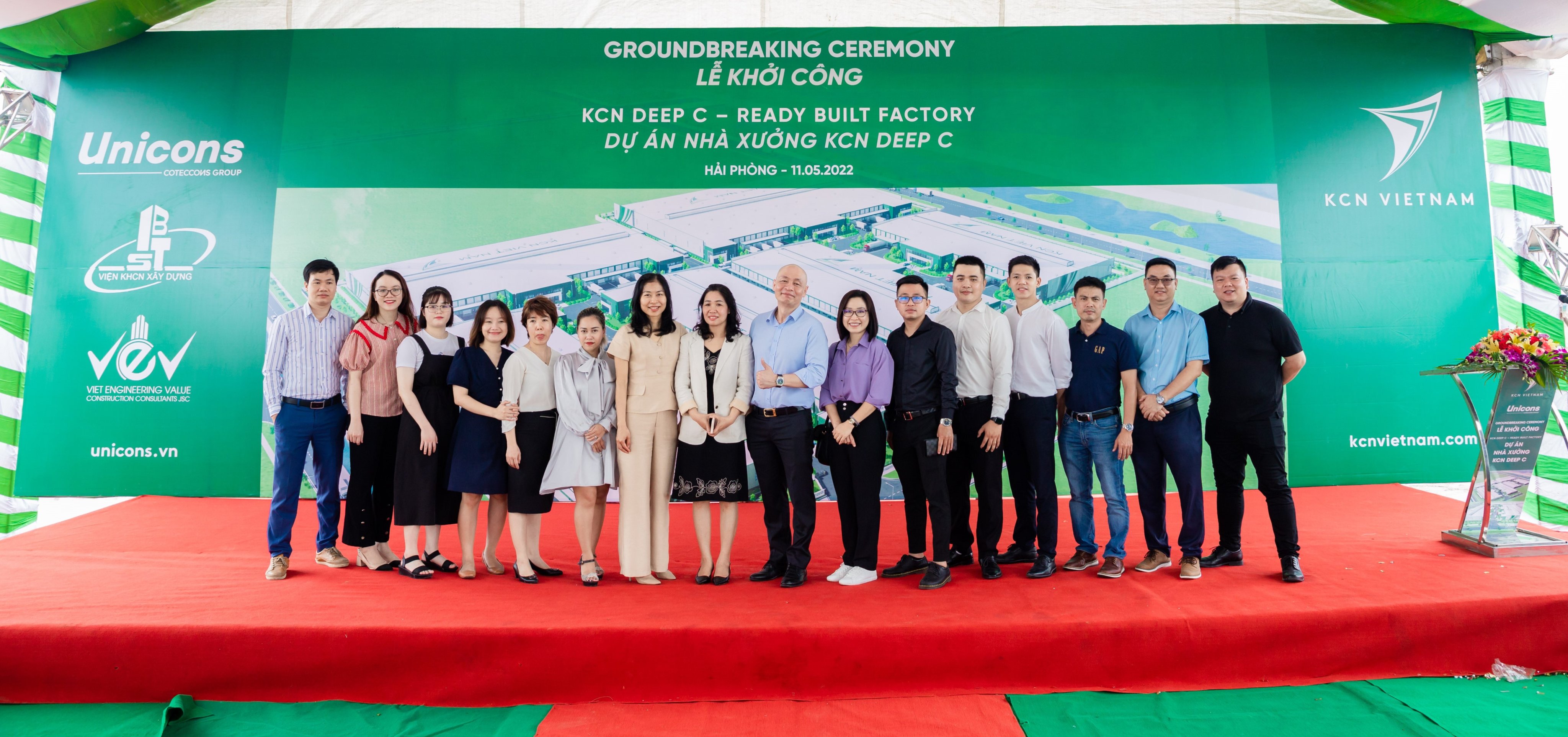 KCN Vietnam ground breaking DEEP C Industrial Zones 2